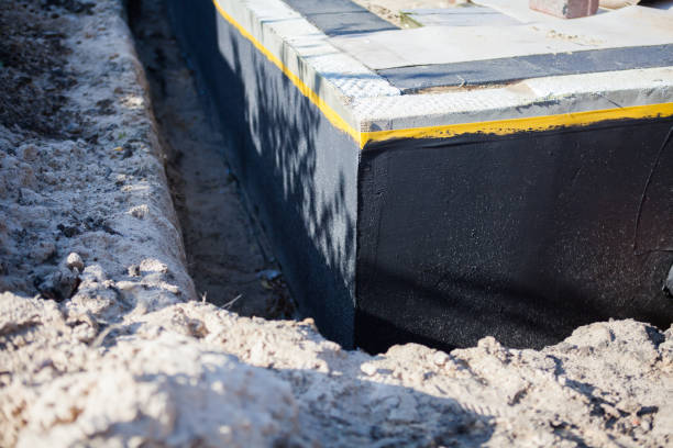 Professional Vapor Barrier Installation technician working in Mendham, NJ